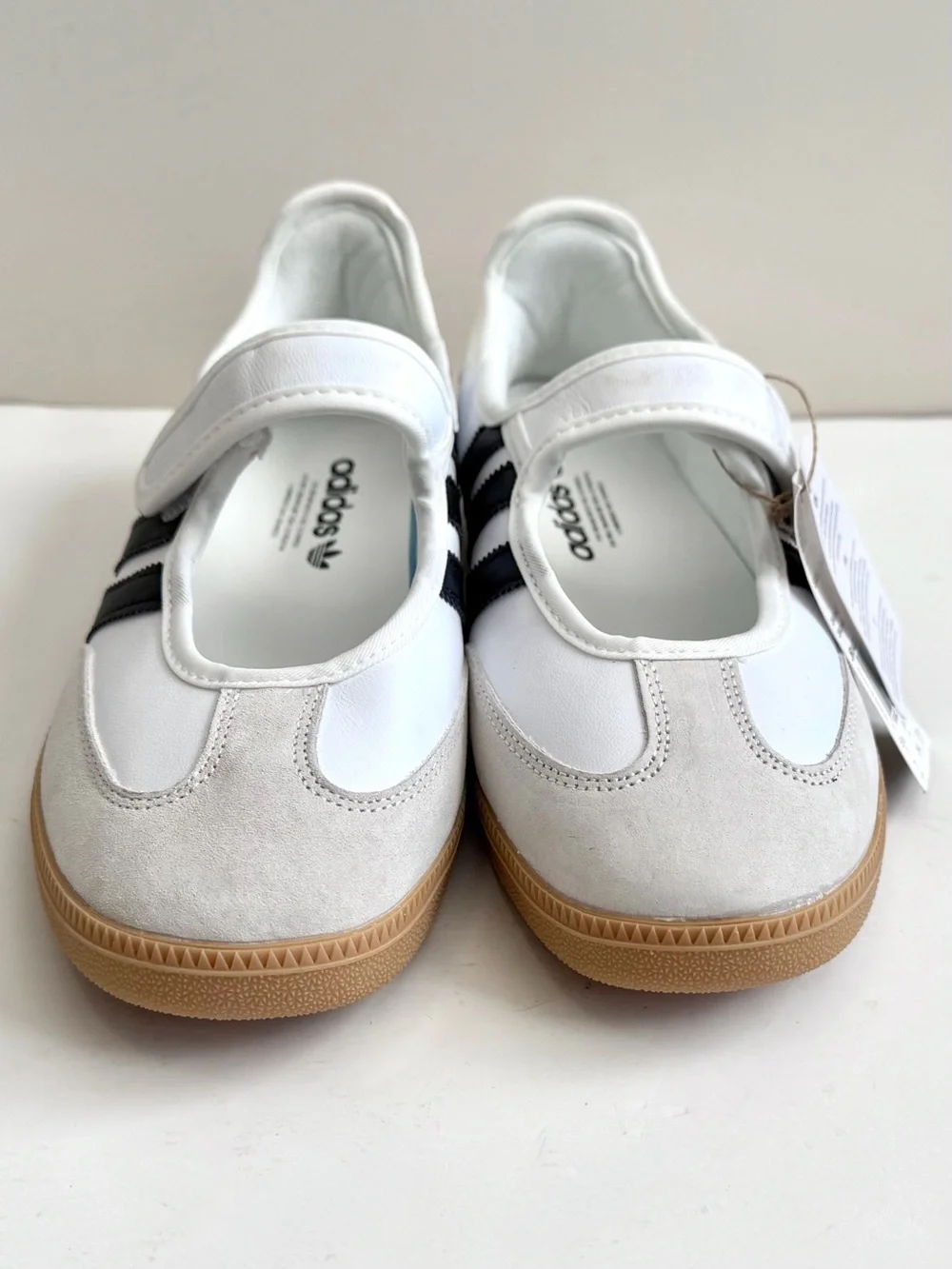 adidas Samba Mary Jane Sneakers in White, Black, Gum
